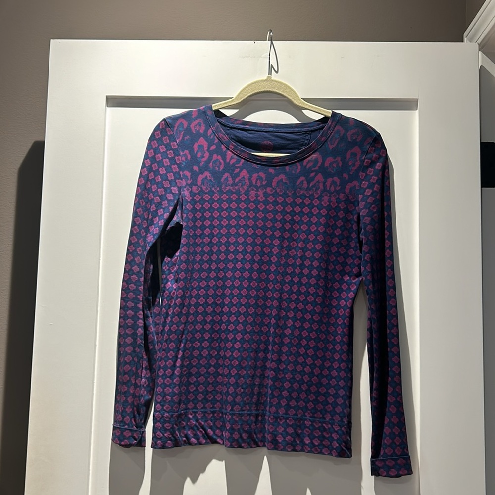 Tory Burch Floral Cheetah Cotton T-Shirt - Picture 7 of 8